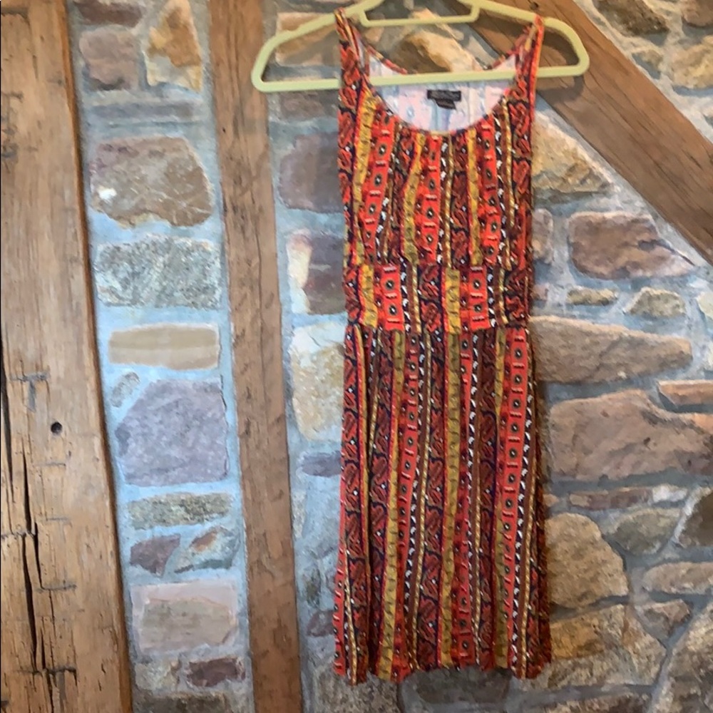Lucky Brand Patterned Sleeveless Dress
